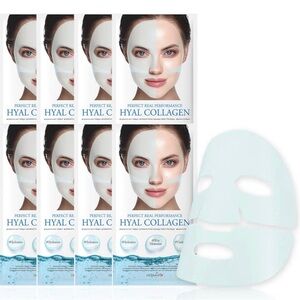 Dermafix Moisturizer Hyal Collagen Mask 8 Pieces Exp 4/25/27 South Korea Sealed